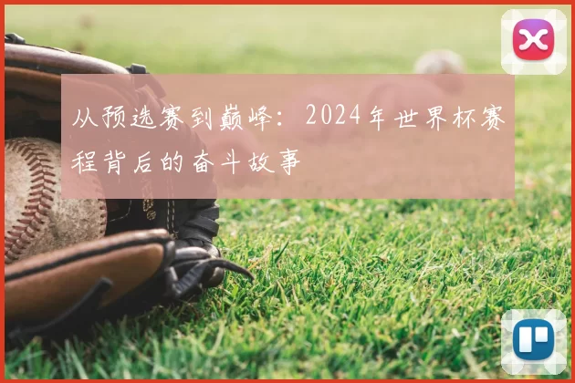 从预选赛到巅峰：2024年世界杯赛程背后的奋斗故事