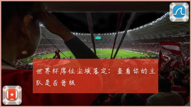 世界杯席位尘埃落定:查看你的主队是否晋级